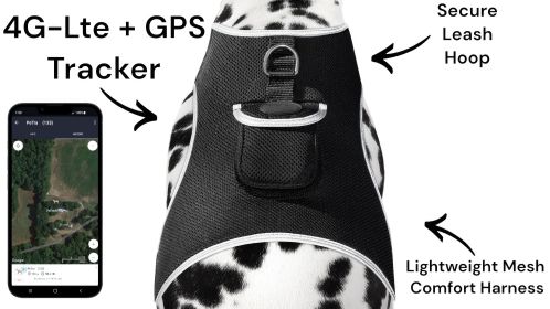 Enhanced GPS Pet Finder System Pet Tracker Waterproof Dog Tracking Device Size:L