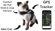 Efficient Portable Realtime Mini GPS Pet Tracker GPRS GSM Tracking Sys Size:L