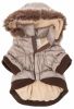 Metallic Fashion Pet Parka Coat